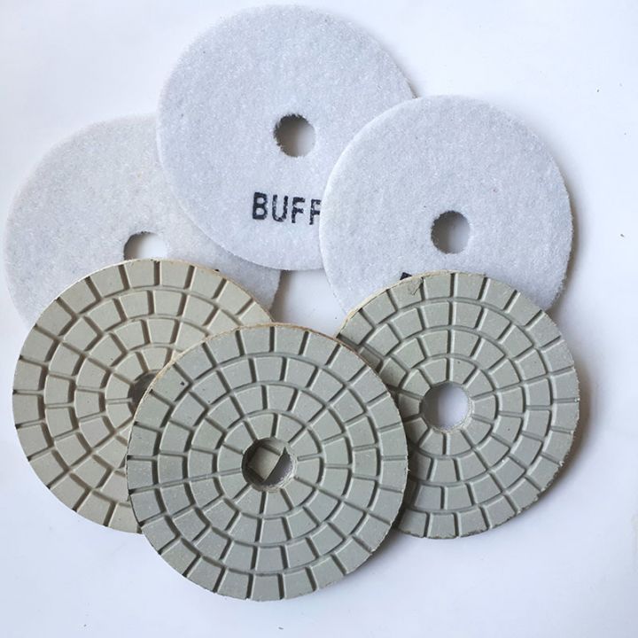Алмазний гнучкий шліфувальний круг Буф білий 100 мм 